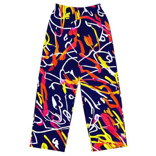 Wide-Leg Pants - Neon Currents