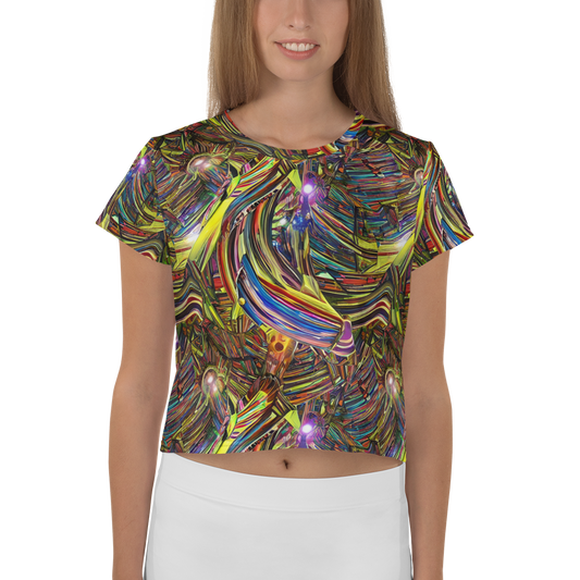 Women's Crop Tee - Quantum Palette