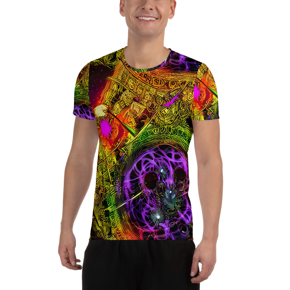 Men's Athletic T-Shirt - Neon Glyphworks