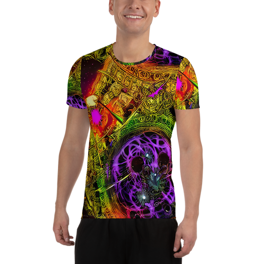 Men's Athletic T-Shirt - Neon Glyphworks