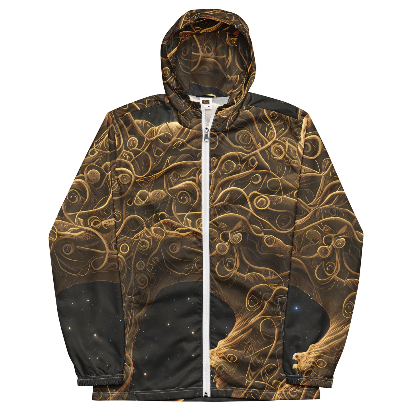 Men's Windbreaker - Gilded Reverie