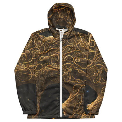 Men's Windbreaker - Gilded Reverie