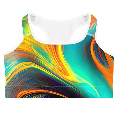 Sports Bra - Flameflow Artistry