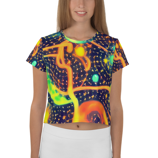 Women's Crop Tee - Coorte's Cosmos