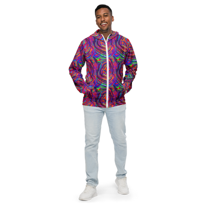 Men's Windbreaker - Quantum Spiral