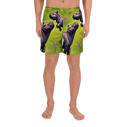Men's Athletic Shorts - Verdant Safari