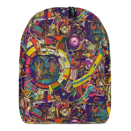 Minimalist Backpack - Cosmic Collage