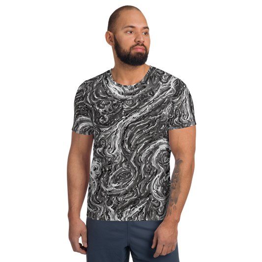 Men's Athletic T-Shirt - Nebulous Night