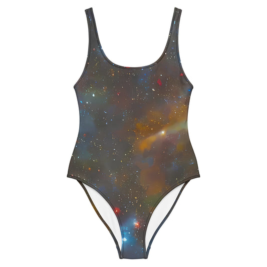 One-Piece Swimsuit - Gilded Galaxies