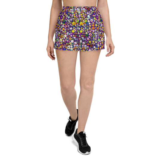 Women’s Athletic Shorts - Mosaic Moods