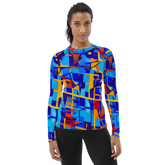 Women's Rash Guard - Radiant Labyrinth