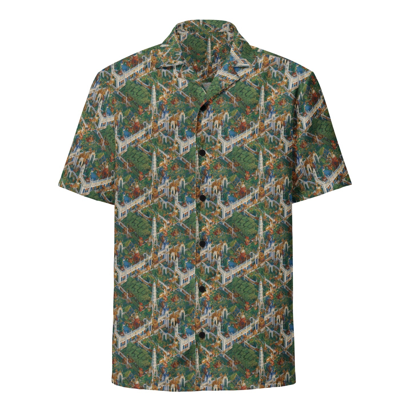 Button Shirt - Emerald Dynasty