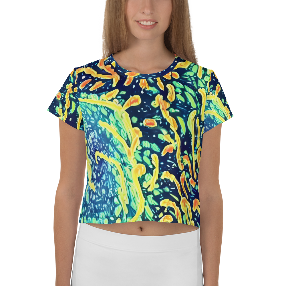 Women's Crop Tee - Vortex Glow