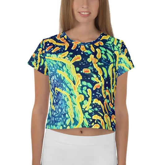 Women's Crop Tee - Vortex Glow