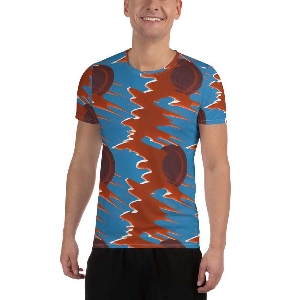 Men's Athletic T-Shirt - Desert Vortex