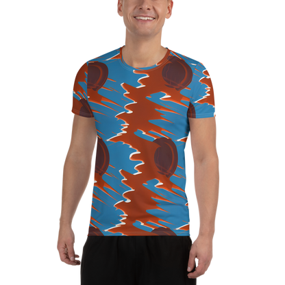 Men's Athletic T-Shirt - Desert Vortex