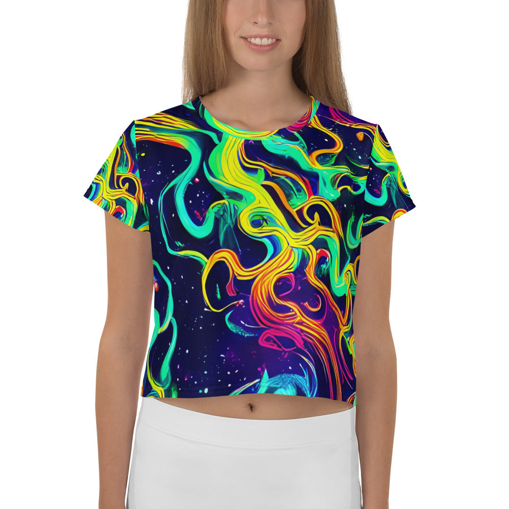 Women's Crop Tee - Cheston Swirl