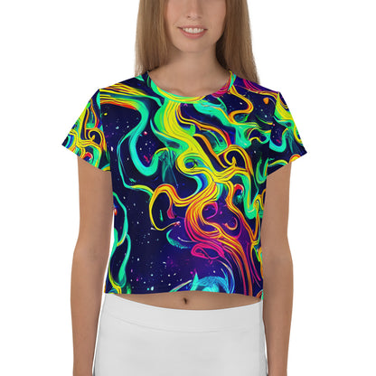 Women's Crop Tee - Cheston Swirl