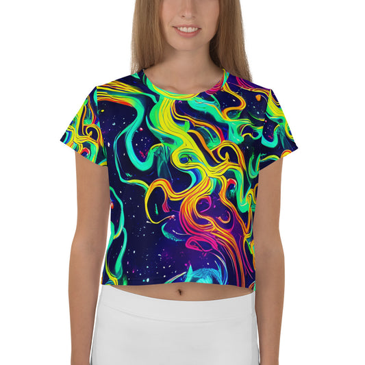 Women's Crop Tee - Cheston Swirl