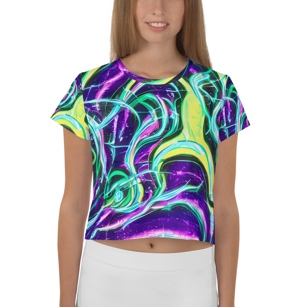 Women's Crop Tee - Quesnel's Vortex