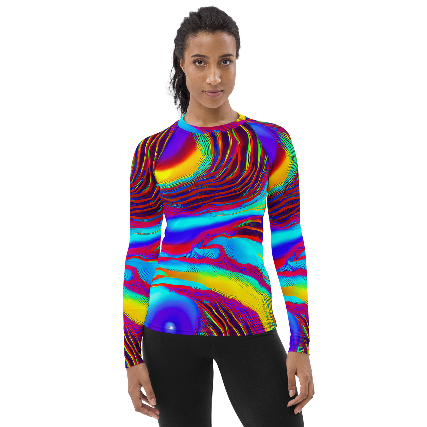 Women's Rash Guard - Kapoor Vortex