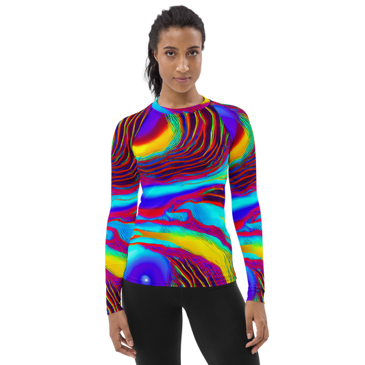 Women's Rash Guard - Kapoor Vortex