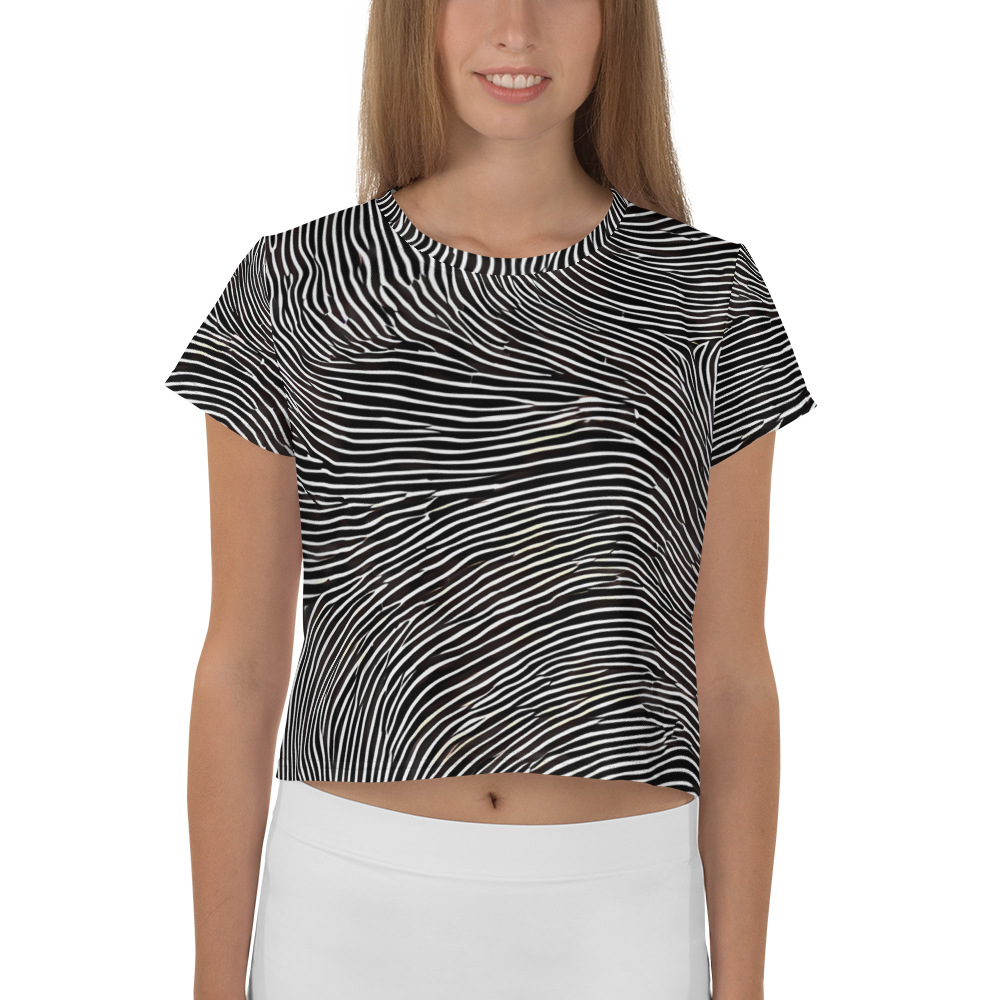 Women's Crop Tee - Silent Currents