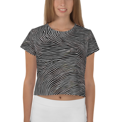 Women's Crop Tee - Silent Currents