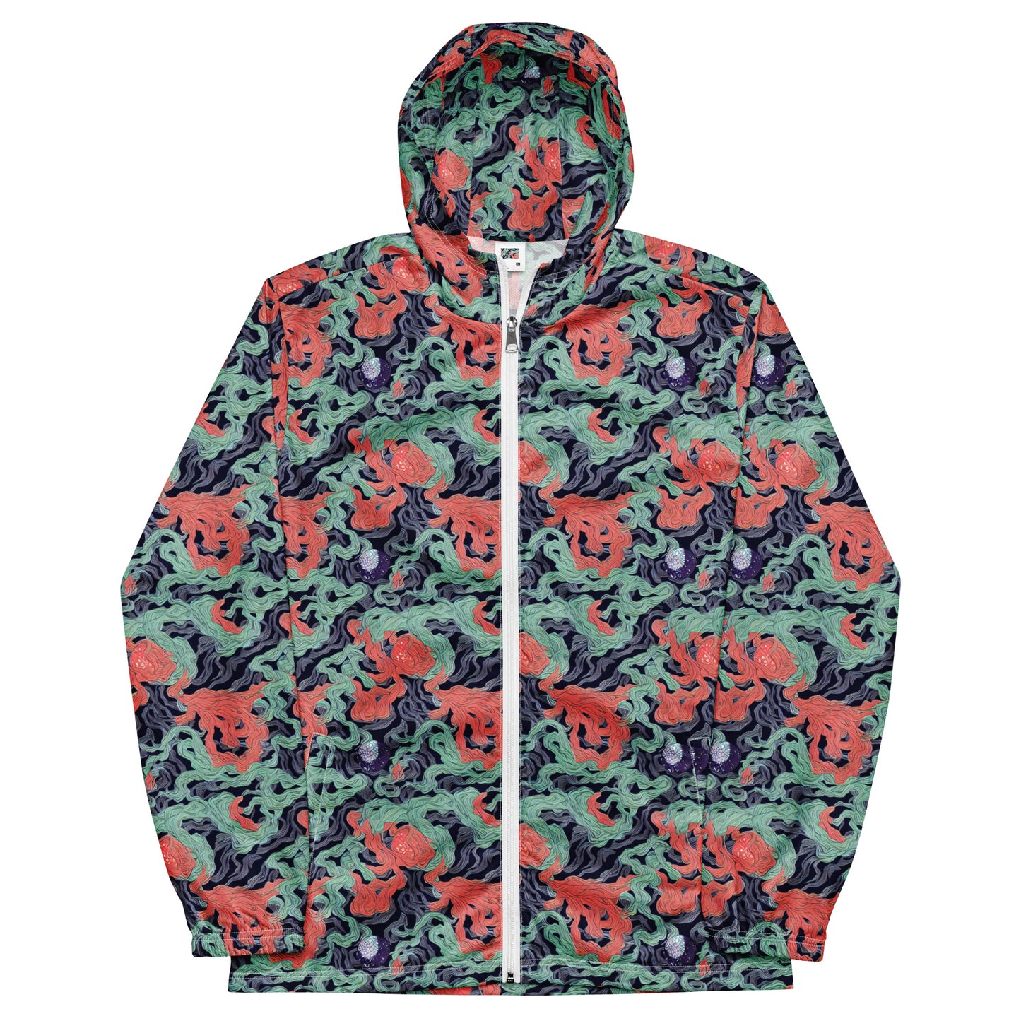Men's Windbreaker - Cosmic Coral