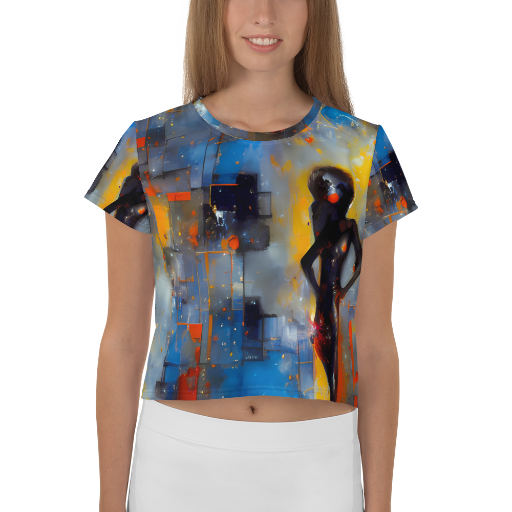 Women's Crop Tee - Neoblock Fusion