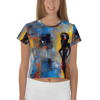 Women's Crop Tee - Neoblock Fusion