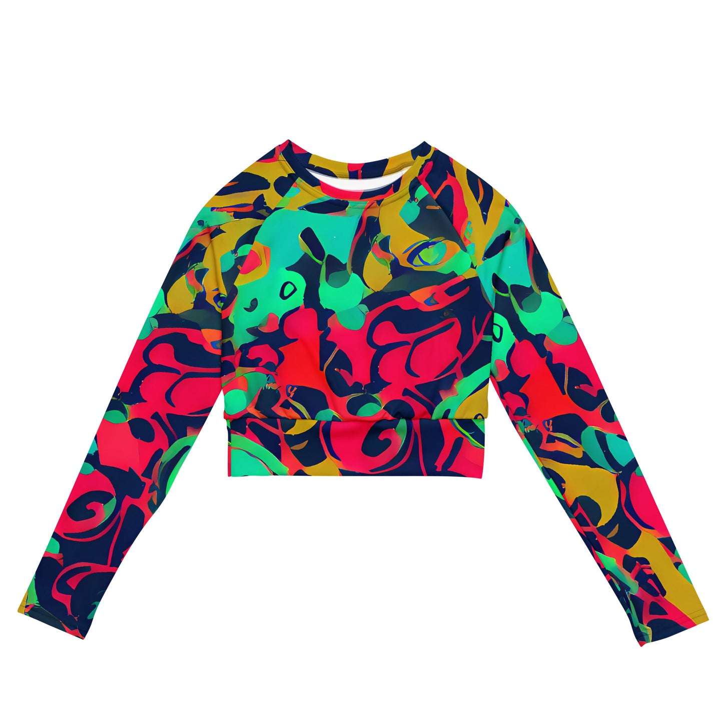 Long Sleeve Crop Top - Gottlieb Galaxy