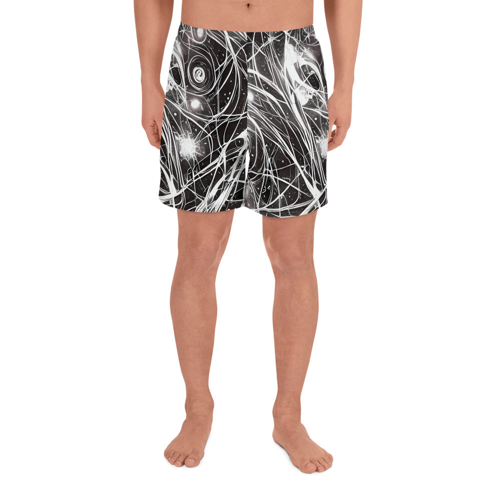 Men's Athletic Shorts - Twilight Vortex