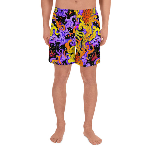 Men's Athletic Shorts - Bosschaert Swirl