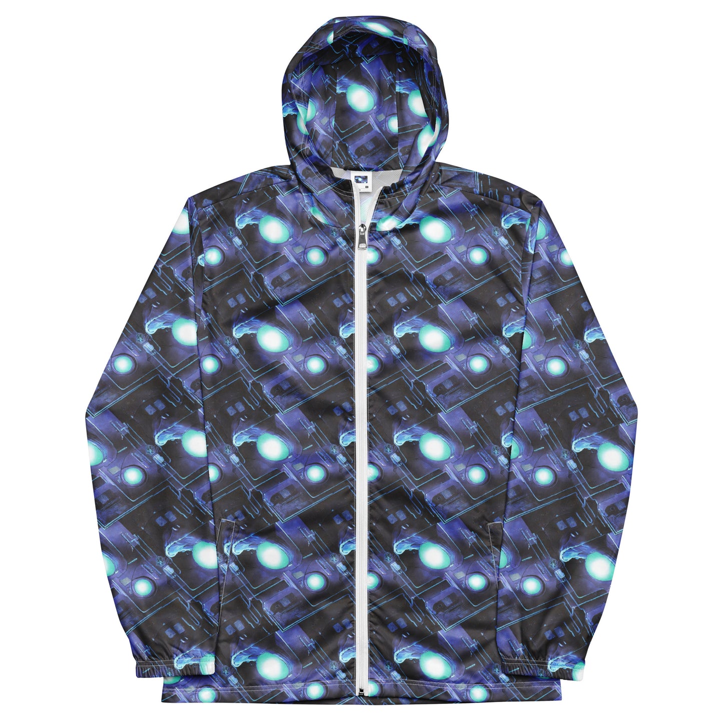 Men's Windbreaker - Galactic Circuit