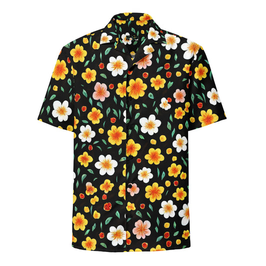 Button Shirt - Sunlit Blossoms