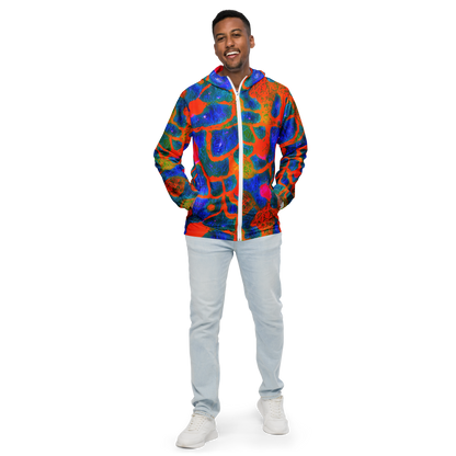 Men's Windbreaker - Vibrant Mosaic