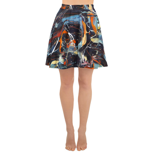 Skater Skirt - Neo-Splash Labyrinth