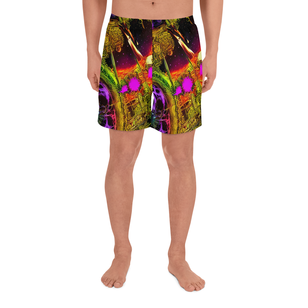 Men's Athletic Shorts - Neon Glyphworks
