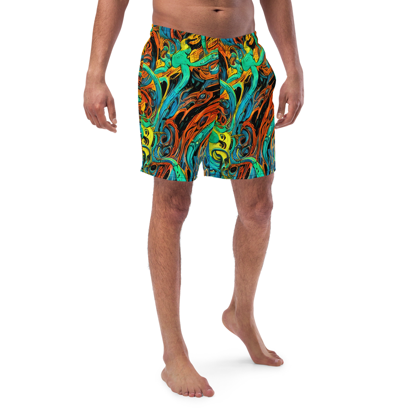 Swim Trunks - Flaming Mirage