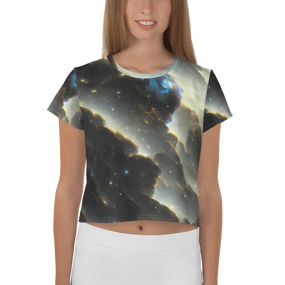 Women's Crop Tee - Rutkowski Nebula