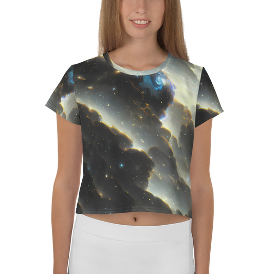 Women's Crop Tee - Rutkowski Nebula