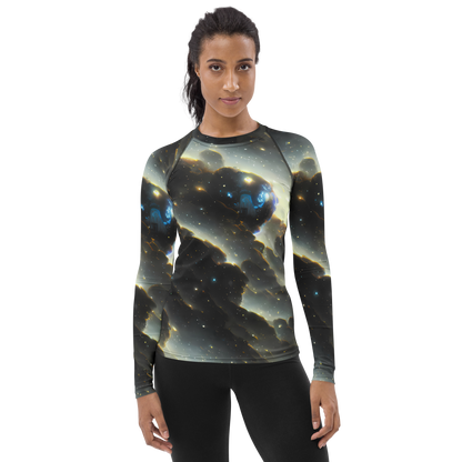 Women's Rash Guard - Rutkowski Nebula