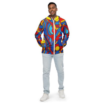 Men's Windbreaker - Mondrian Maze