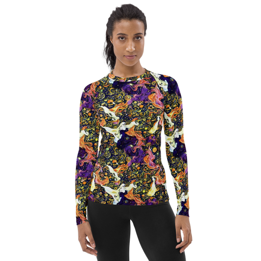 Women's Rash Guard - Ethereal Waltz