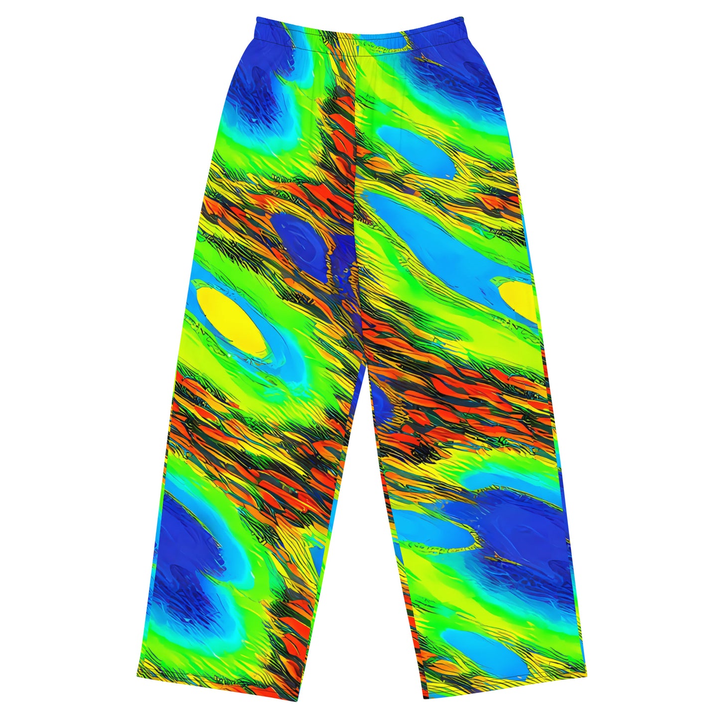 Wide-Leg Pants - Hodgkin's Blaze