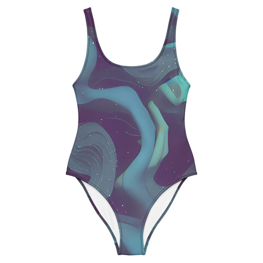 One-Piece Swimsuit - Ethereal Dreamscape