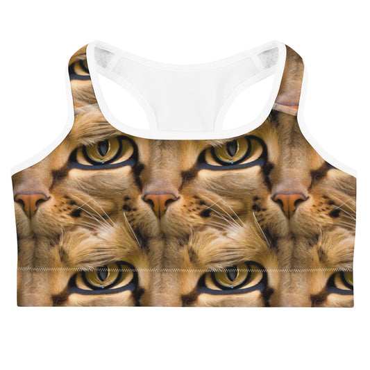 Sports Bra - Feline Whisper