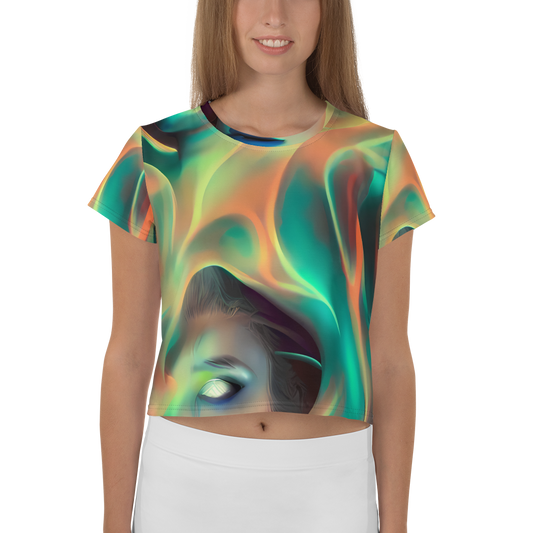 Women's Crop Tee - Soulfire Embrace