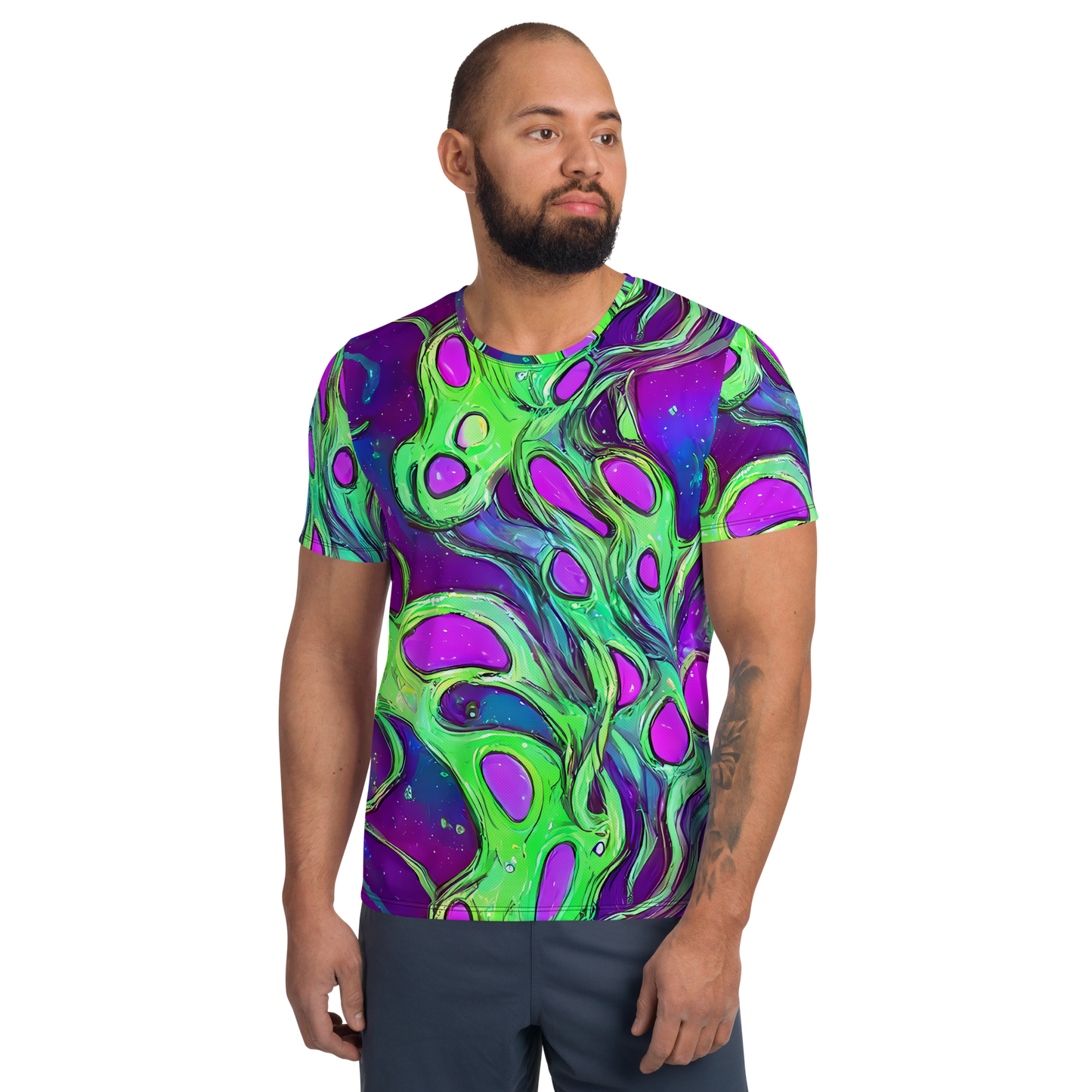 Men's Athletic T-Shirt - Funky Mutation